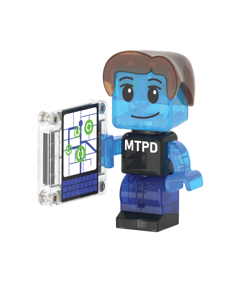 Klocki Magnetyczne Police Station 35 el. / Magna-Tiles