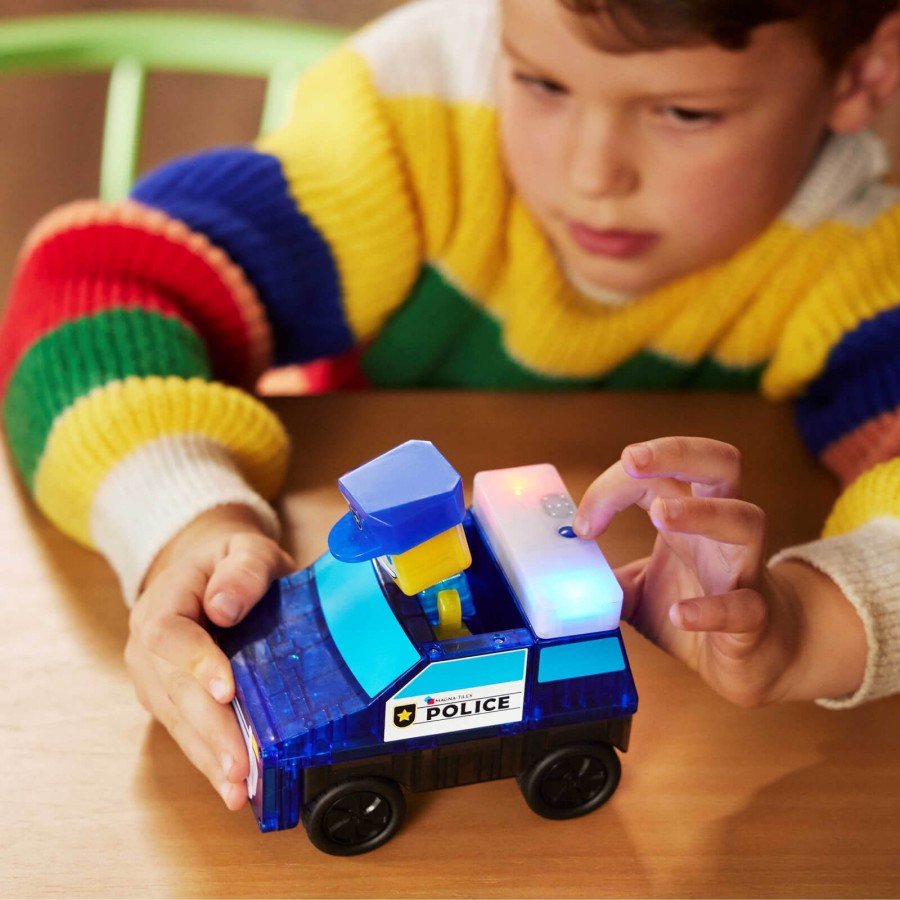 Klocki Magnetyczne Police Station 35 el. / Magna-Tiles