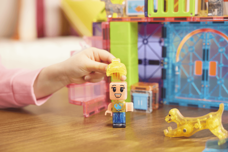 Klocki Magnetyczne Pet Playhouse 50 el. / Magna-Tiles