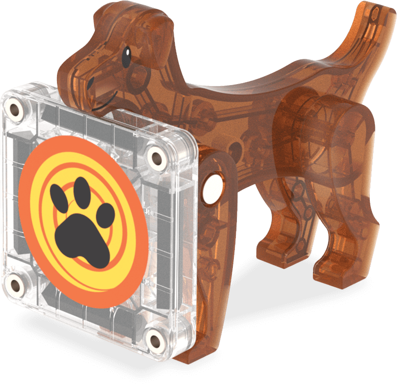 Klocki Magnetyczne Dog House 13 el. / Magna-Tiles