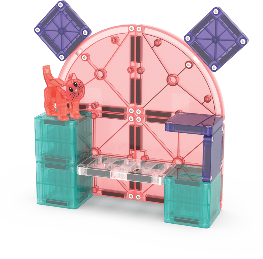 Klocki Magnetyczne Cat Tree 13 el. / Magna-Tiles