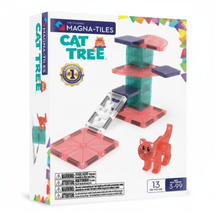 Klocki Magnetyczne Cat Tree 13 el. / Magna-Tiles