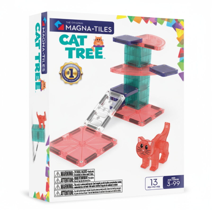 Klocki Magnetyczne Cat Tree 13 el. / Magna-Tiles