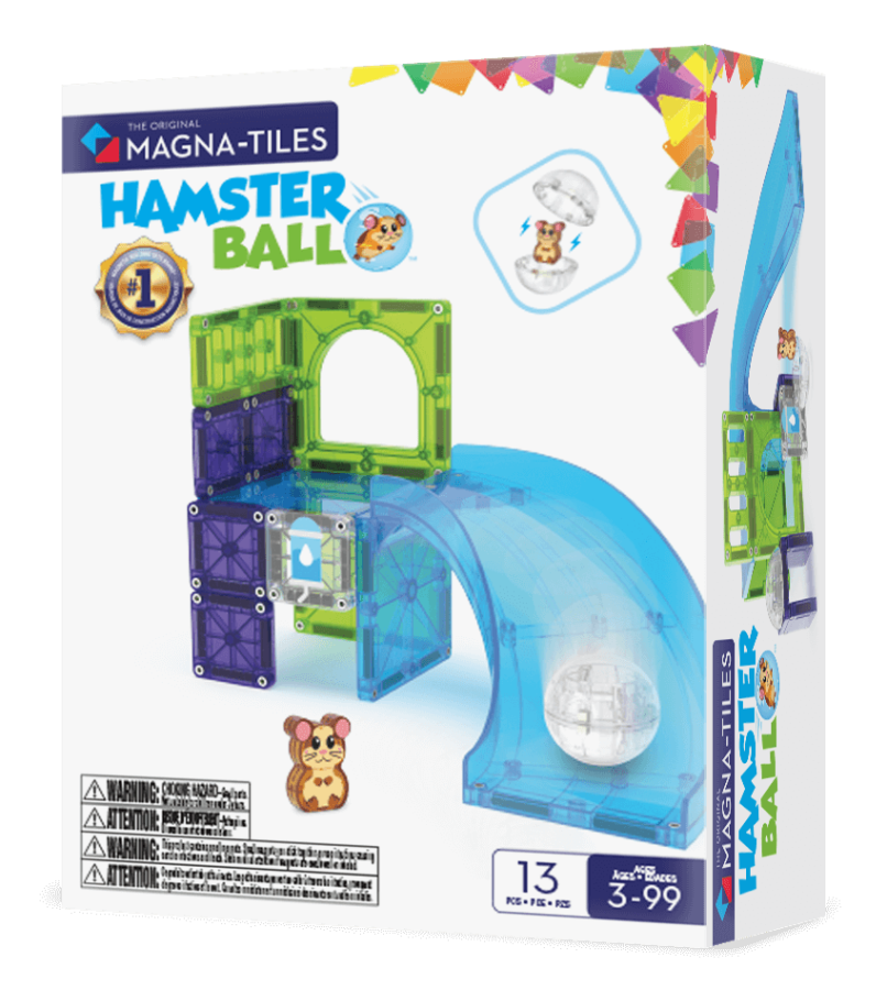 Klocki Magnetyczne Hamster Ball 13 el. / Magna-Tiles