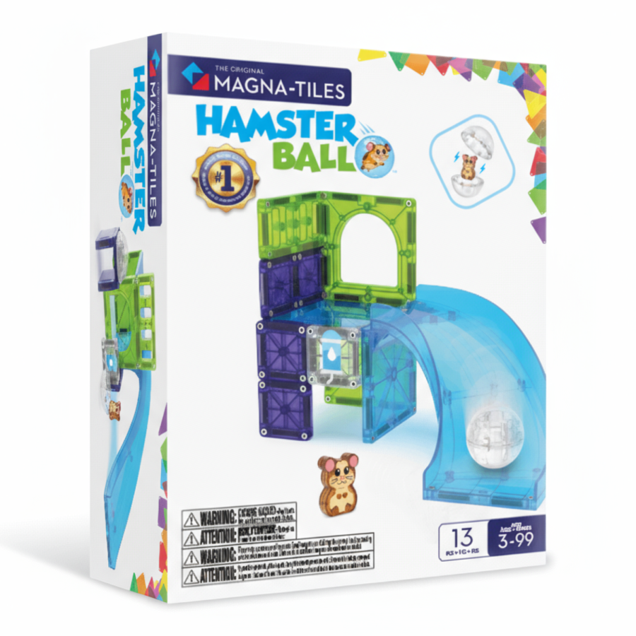 Klocki Magnetyczne Hamster Ball 13 el. / Magna-Tiles