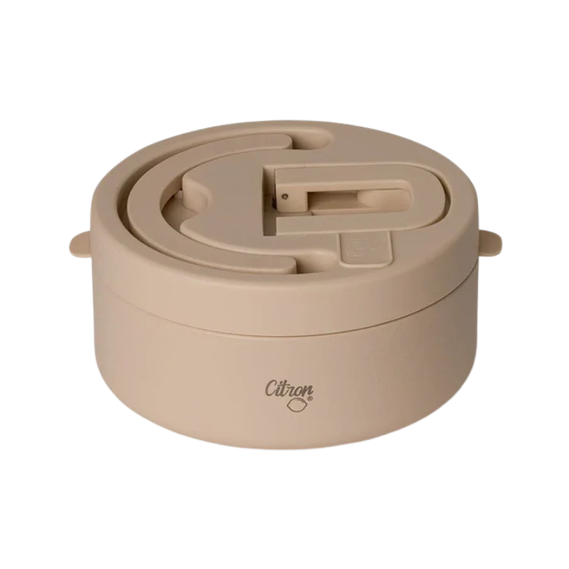 Termos Obiadowy 400ml - Beige / Citron