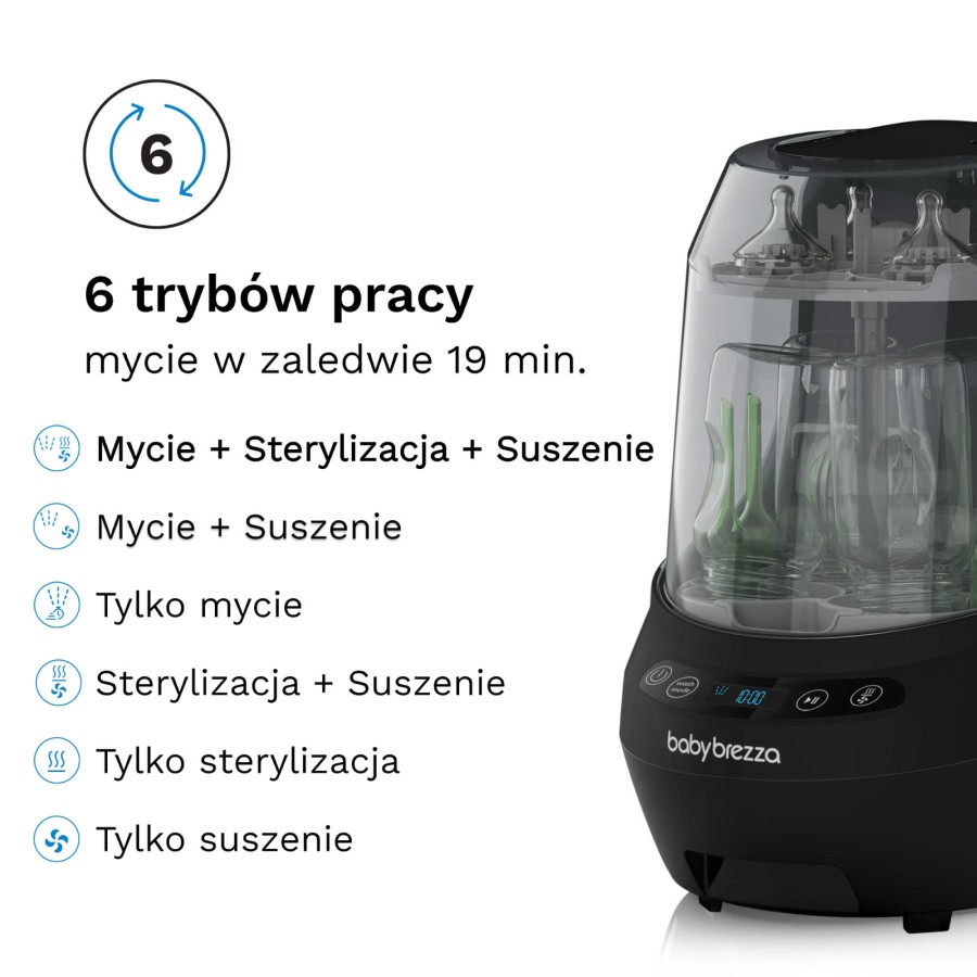 Baby Brezza Bottle Washer Pro Noir Black