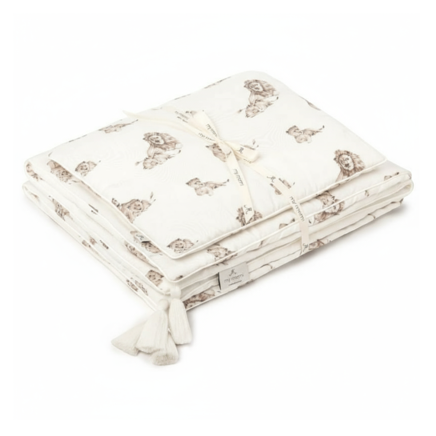 Bambusowa pościel z wypełnieniem 75x95 - lions / My Memi