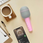 Mikrofon Groovy - Różowy / MOB