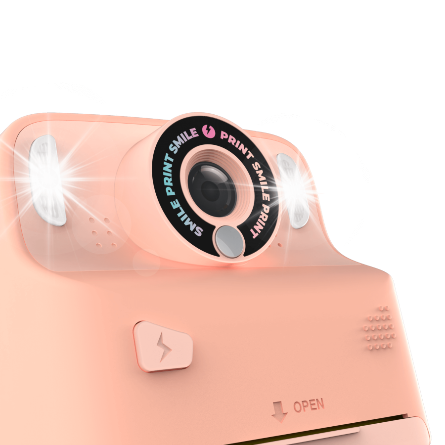 Cyfrowy aparat z funkcją drukowania PixiPrint - Różowy / MOB
