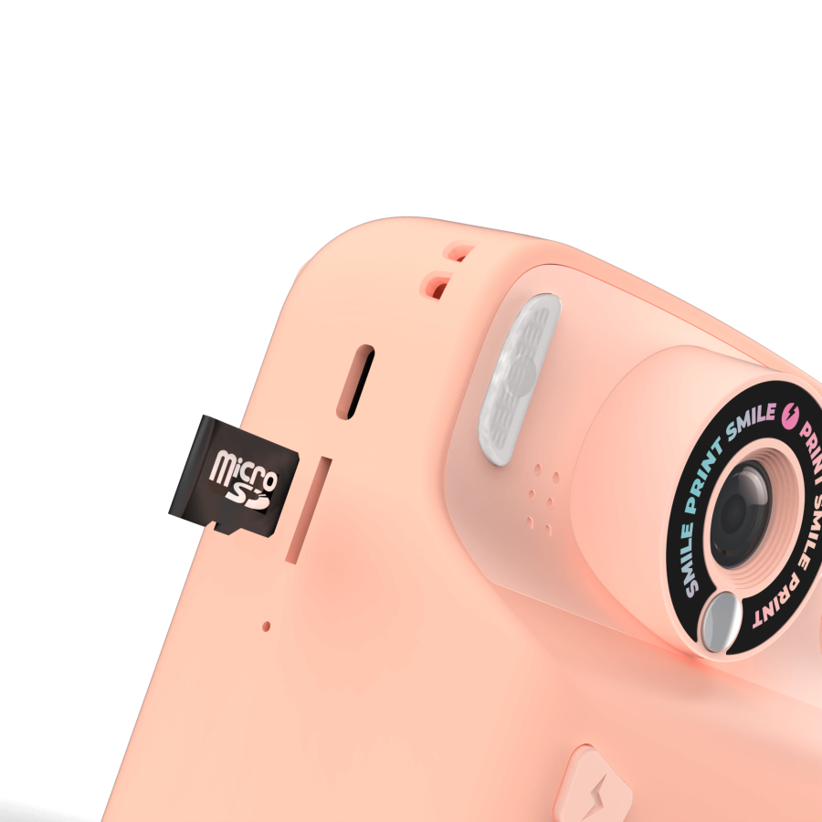 Cyfrowy aparat z funkcją drukowania PixiPrint - Różowy / MOB