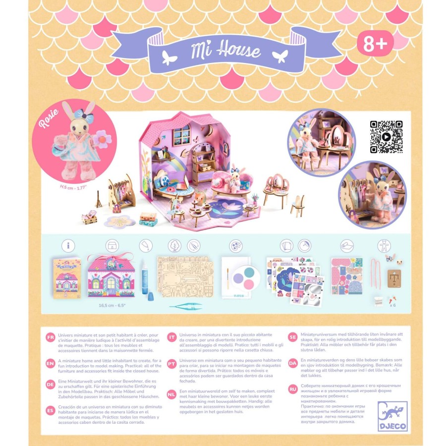 Zrób to sam MI HOUSE - mini domek ROSIE / Djeco