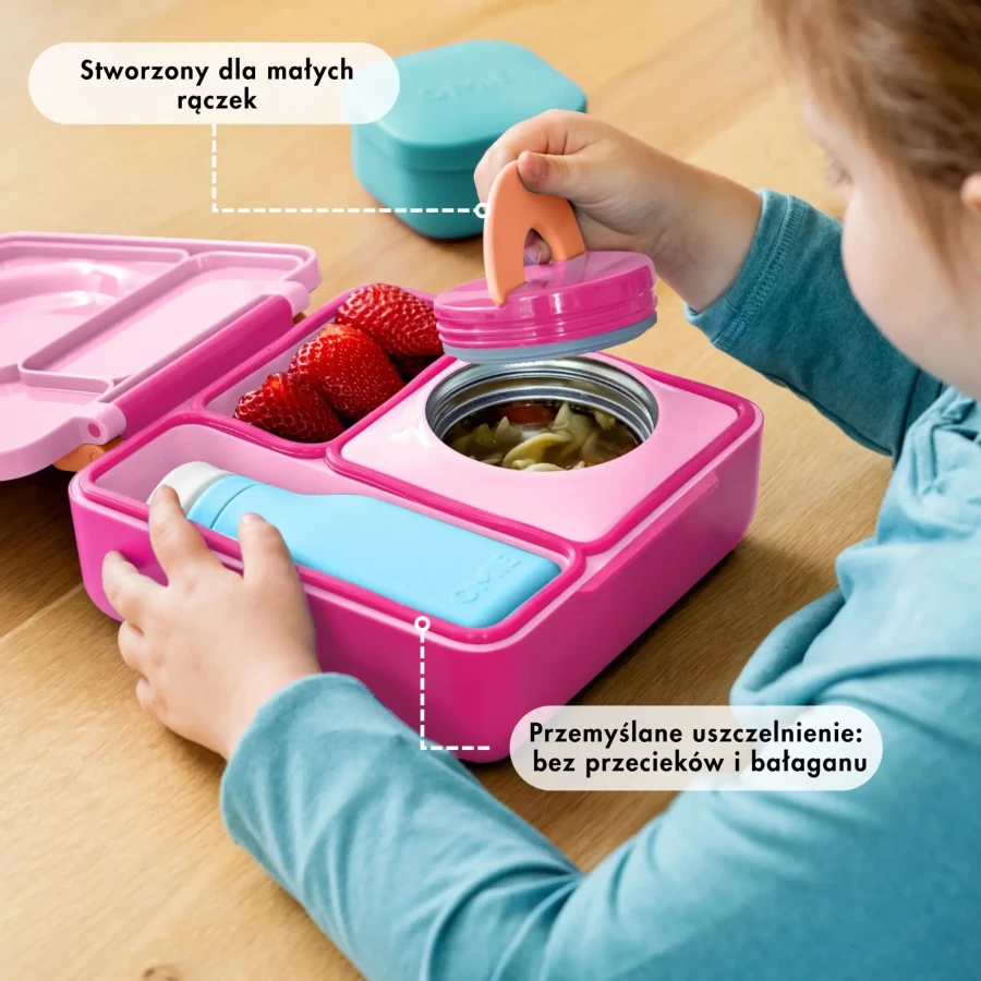 OMIEBOX lunch box z termosem, Pixie Pink / OMIE