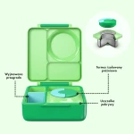 OMIEBOX lunch box z termosem, Apple Green / OMIE