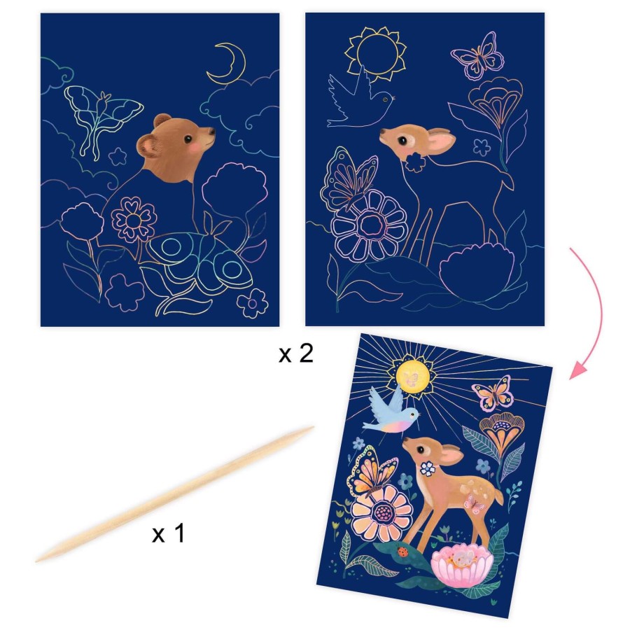 Zestaw artystyczny 6w1 ZACZAROWNY LAS / Djeco