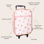 Walizka dla dzieci - Loving days pink / KIDZROOM