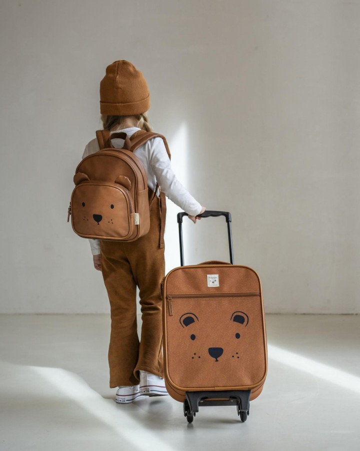 Walizka dla dzieci - Big teddy bear brown / KIDZROOM