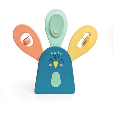 Drewniany zestaw muzyczny Paw / SVOORA