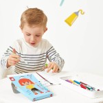 Flamastry pędzelkowe 10 kolorów 3+ / Janod