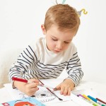 Flamastry pędzelkowe 10 kolorów 3+ / Janod