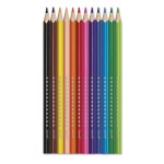 Kredki akwarelowe z pędzelkiem 12 kolorów 3+ / Janod