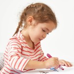 Klej z brokatem w tubkach 9 kolorów 3+ / Janod