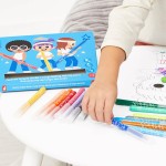 Flamastry pisaki z filcową końcówką 18 kolorów 3+ / Janod