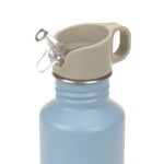Bidon ze stali nierdzewnej z ustnikiem i uchwytem 500 ml Pattern Party Blue & green / Lassig