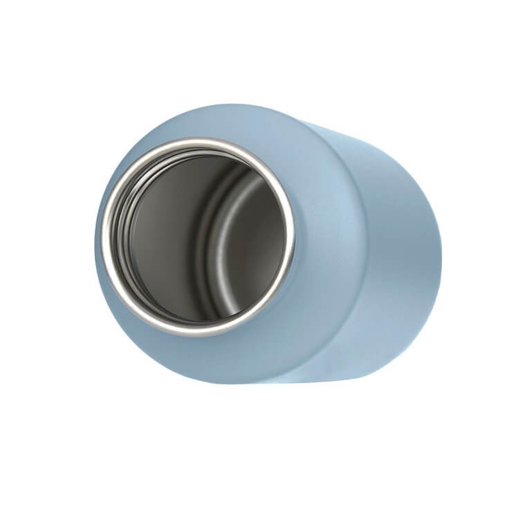 Bidon ze stali nierdzewnej z ustnikiem i uchwytem 500 ml Pattern Party Blue & green / Lassig