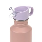 Bidon ze stali nierdzewnej z ustnikiem i uchwytem 500 ml Pattern Party rose & lilac / Lassig