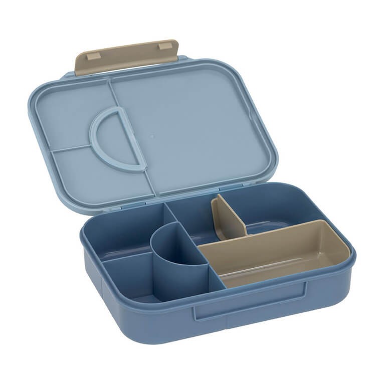 Lunchbox Bento z przegródkami Pattern Party blue & green / Lassig