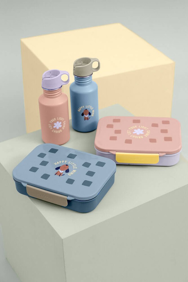 Lunchbox Bento z przegródkami Pattern Party rose & lilac / Lassig