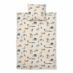 Komplet pościeli dziecięcej Ingeborg 100×140 cm - all together, sandy / Liewood