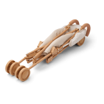 Składany wózek dla lalek Elsie z pluszowym wykończeniem - sandy / Liewood