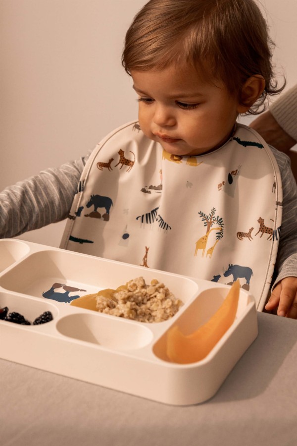 Talerz z przegródkami Mosu - all together, sandy / Liewood