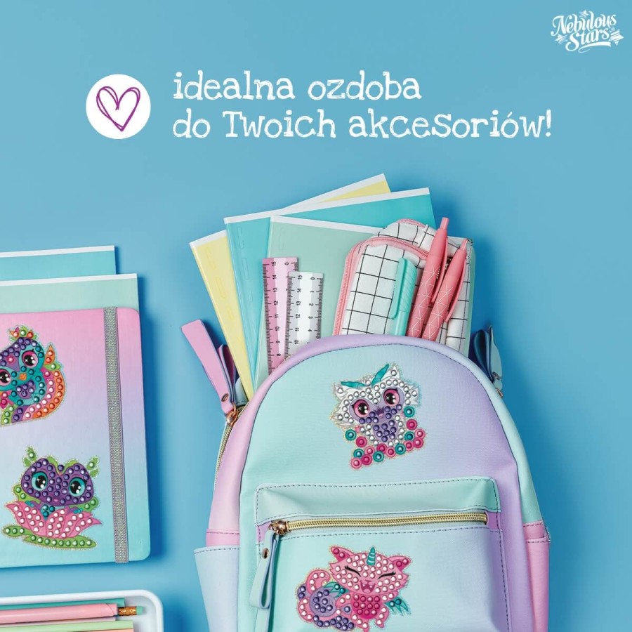 Kreatywne naklejki do ozdabiania z kryształkami 7+ / Nebulous Stars