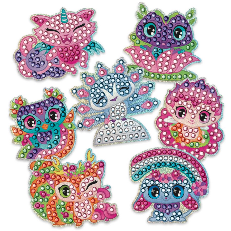 Kreatywne naklejki do ozdabiania z kryształkami 7+ / Nebulous Stars