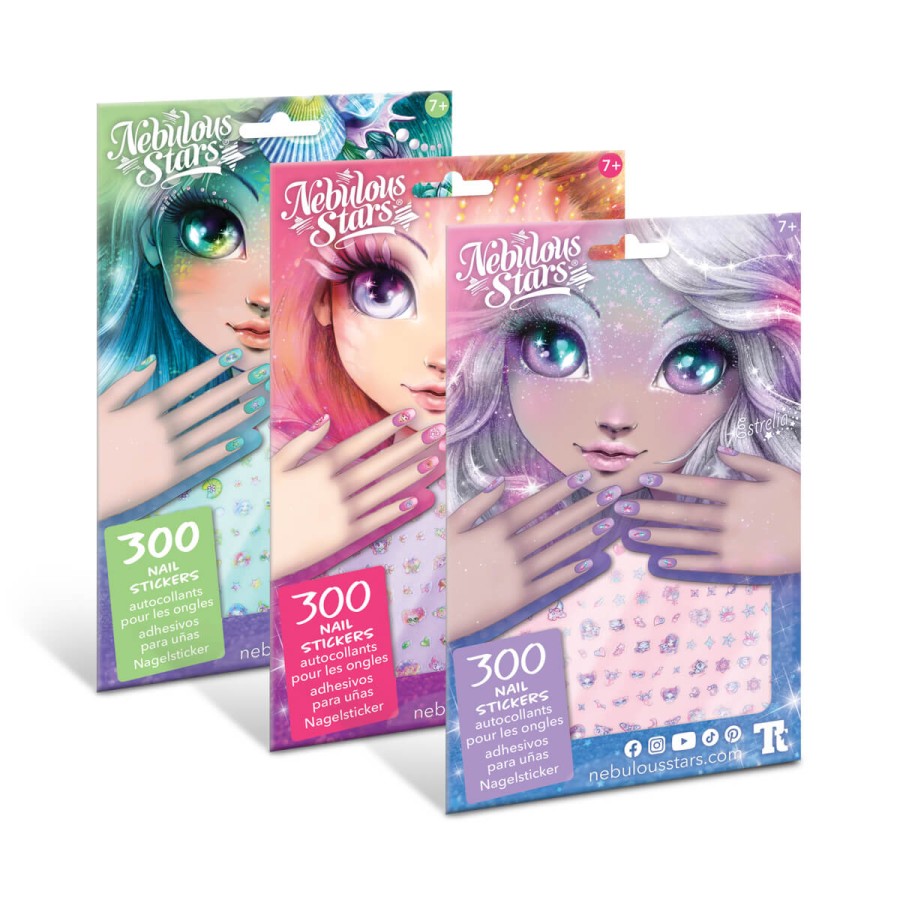 Naklejki na paznokcie dla dzieci / Nebulous Stars