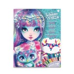 Kreatywna kolorowanka z flamastrami Mystery 7+ / Nebulous Stars