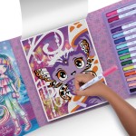 Kreatywna kolorowanka z flamastrami Mystery 7+ / Nebulous Stars