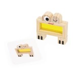 Klocki drewniane przeźroczyste kolorowe sensoryczne 12 m+ / Janod