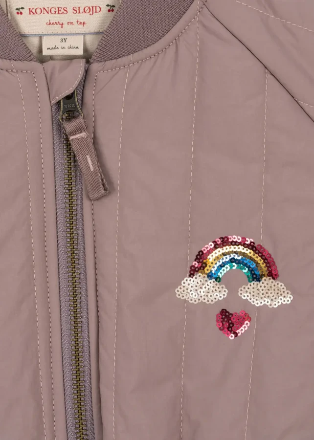 Kurtka bomberka Juno - twilight mauve / Konges slojd