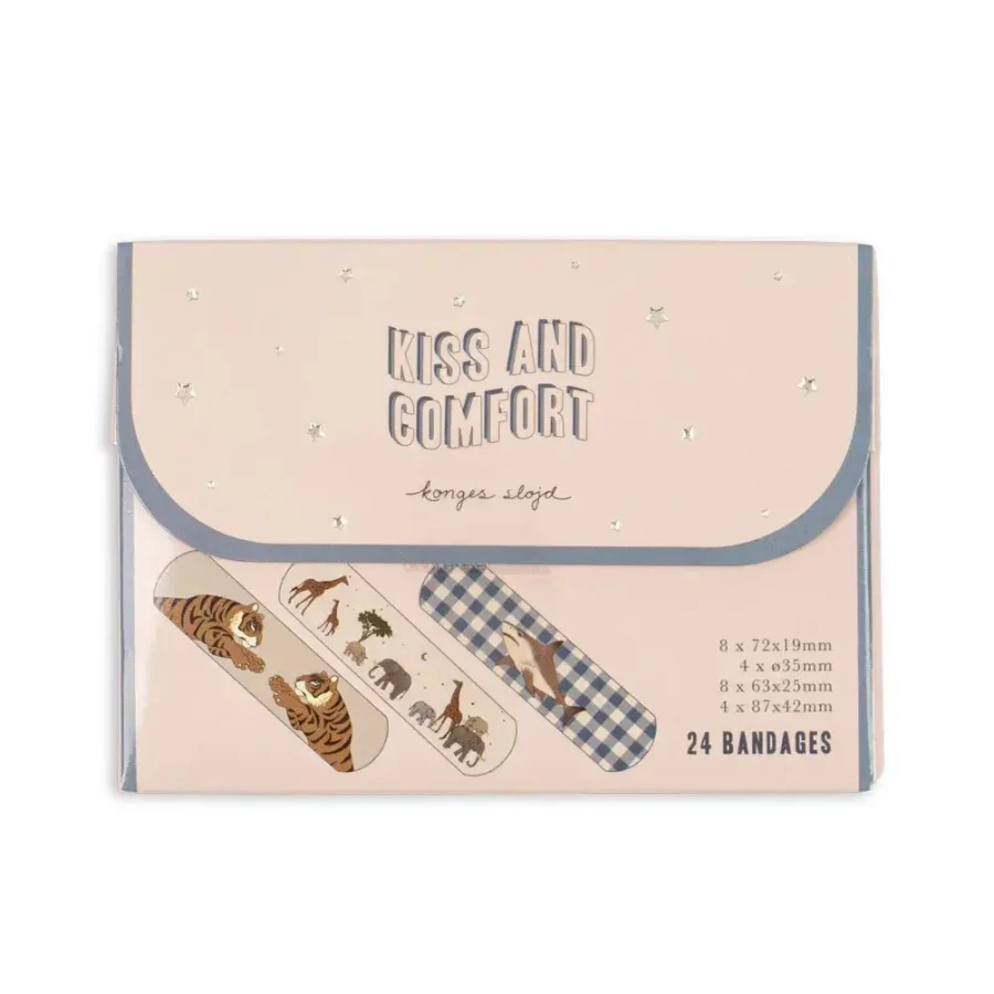 Zestaw plastrów Kiss and Comfort - blue mix / Konges slojd