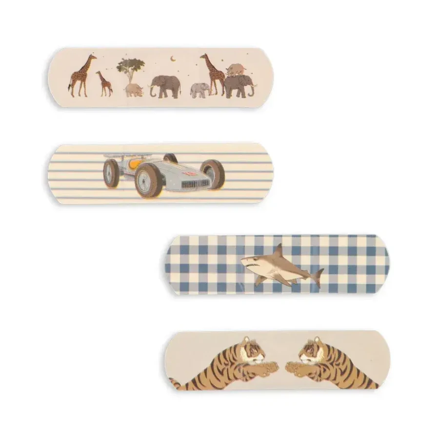 Zestaw plastrów Kiss and Comfort - blue mix / Konges slojd