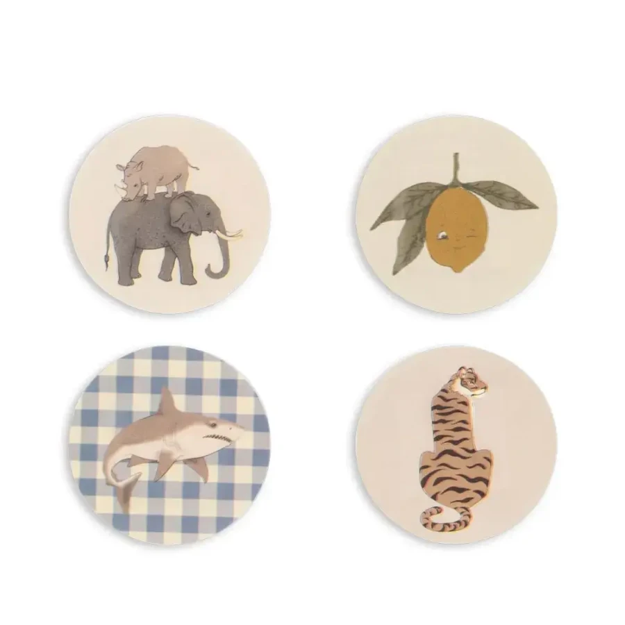 Zestaw plastrów Kiss and Comfort - blue mix / Konges slojd