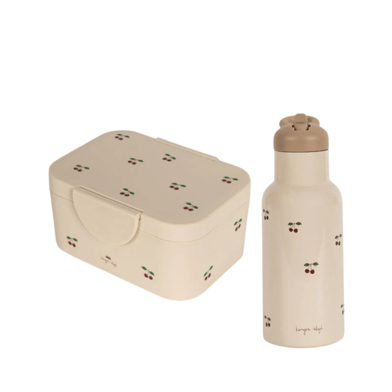 Zestaw lunchowy - cherry blush / Konges slojd