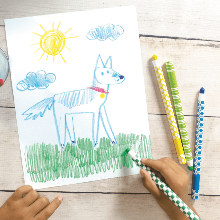 Kredki świecowe obierane Color Appeel, 12 szt. / Ooly