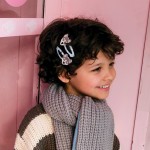 Spinki do włosów Husky Dog / Rockahula Kids