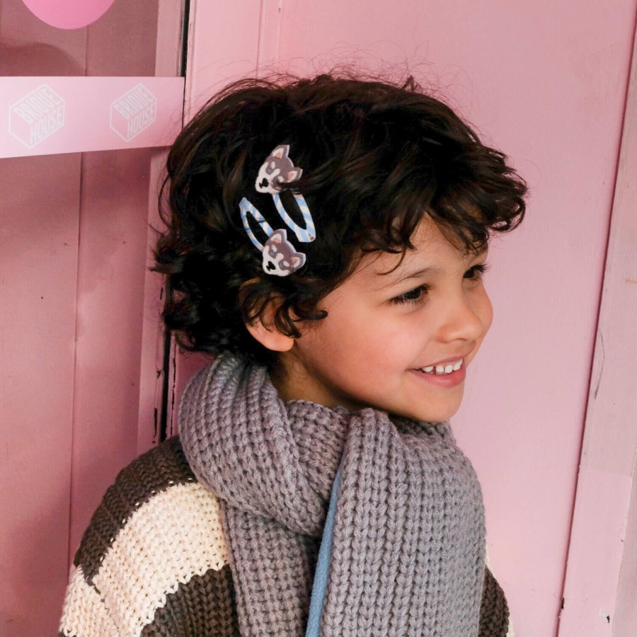 Spinki do włosów Husky Dog / Rockahula Kids