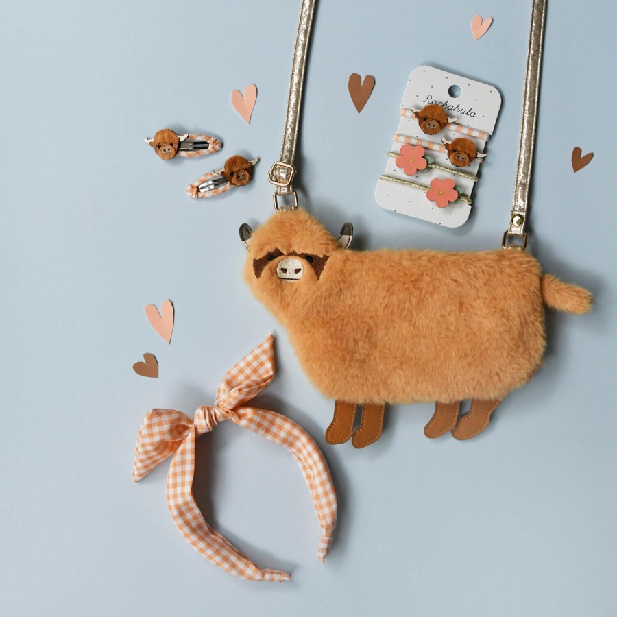 Gumki do włosów Hettie Highland Cow / Rockahula Kids